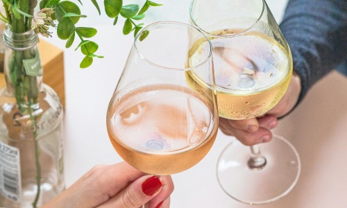 Elegance everywhere you look a people holding glasses of wine